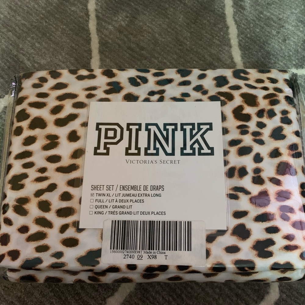 rare pink leopard sheets